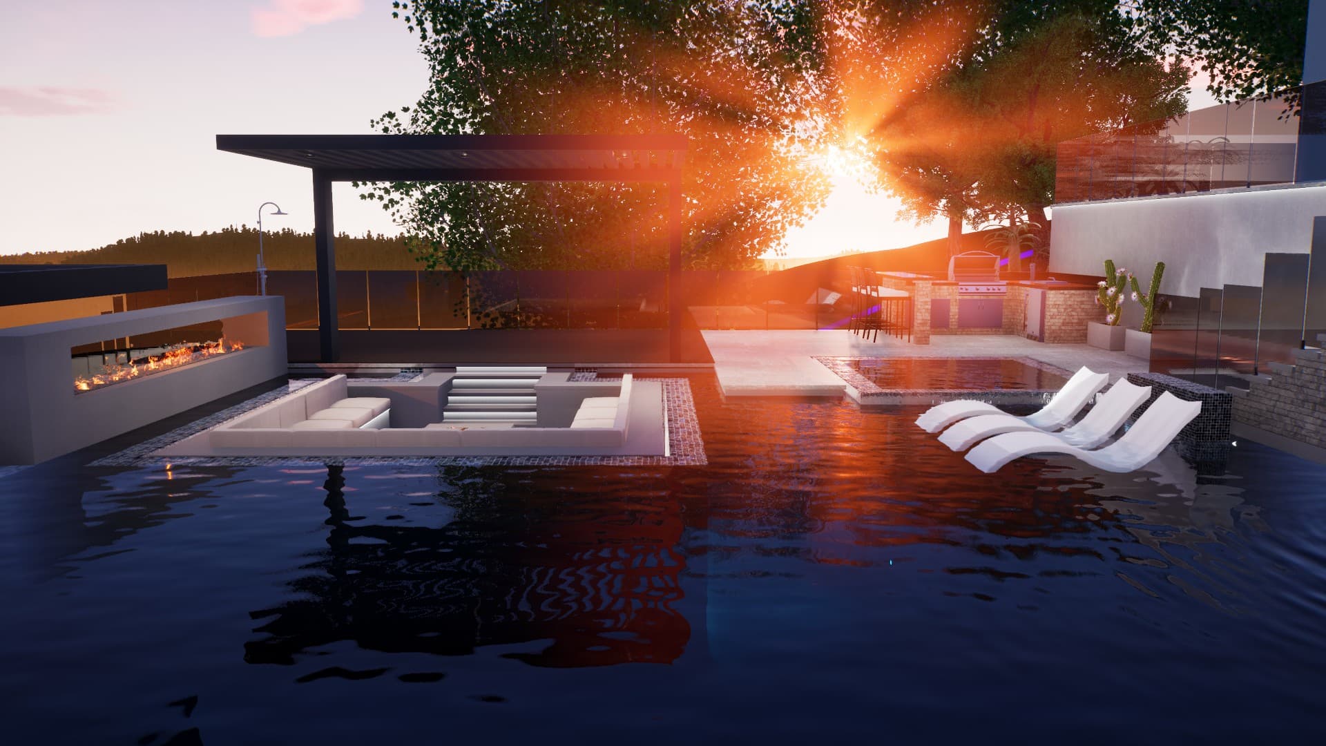Cascade Design pool render